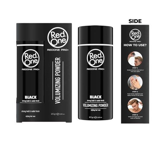 Pudra cu efect de volum RedOne Premium Black 20 gr