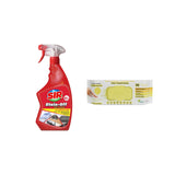 Soluţie pentru ȋndepartarea petelor multi suprafeţe Sir Asprins 750 ml +Şerveţele umede pentru multi suprafeţe cu lămâie, bicarbonat şi oțet Deep Fresh 100 de bucăți