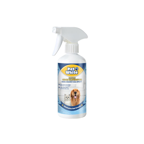 Pet White Spray odorizant pentru încăperi cu caini si pisici ODOR ELIMINATOR BLUE 500ml - Redist