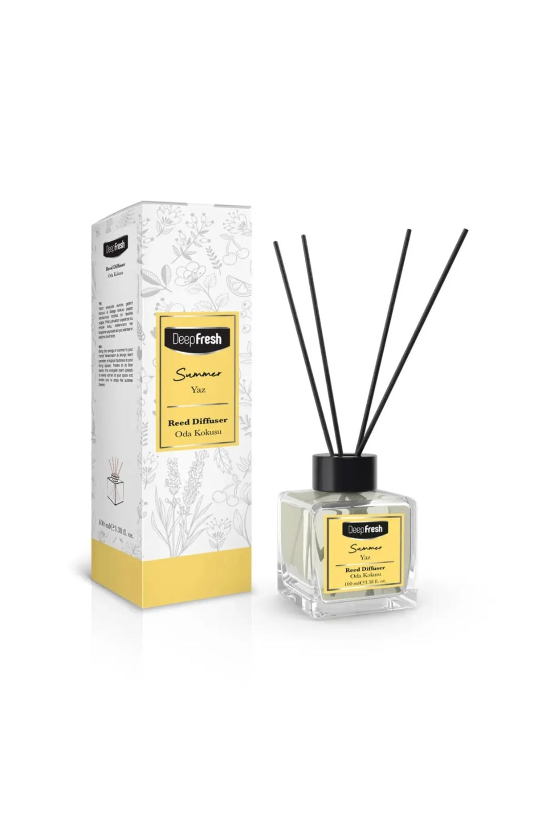 Odorizant de camera cu betisoare Deep Fresh  100 ml- SUMMER - Redist