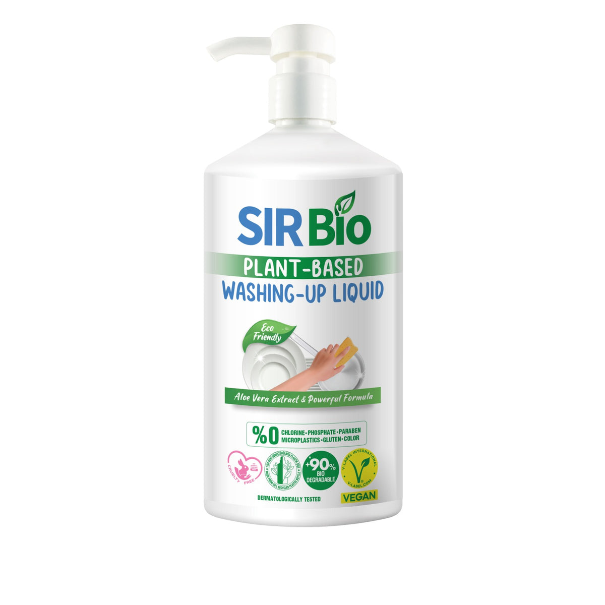 Detergent pentru vase Sir Bio - 1000 ml - Redist