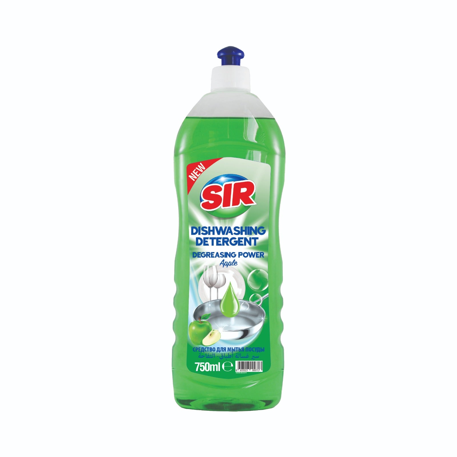 Detergent lichid pentru vase Sir Apple 750 ml - Redist
