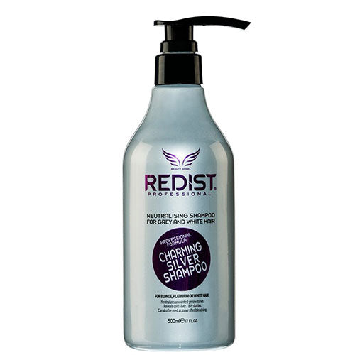 SAMPON NUANTATOR GRI PENTRU PAR BLOND, PLATINAT, CARUNT, REDIST - 500 ML - Redist